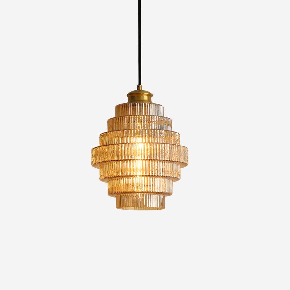 Coran Ribbed Pendant Light