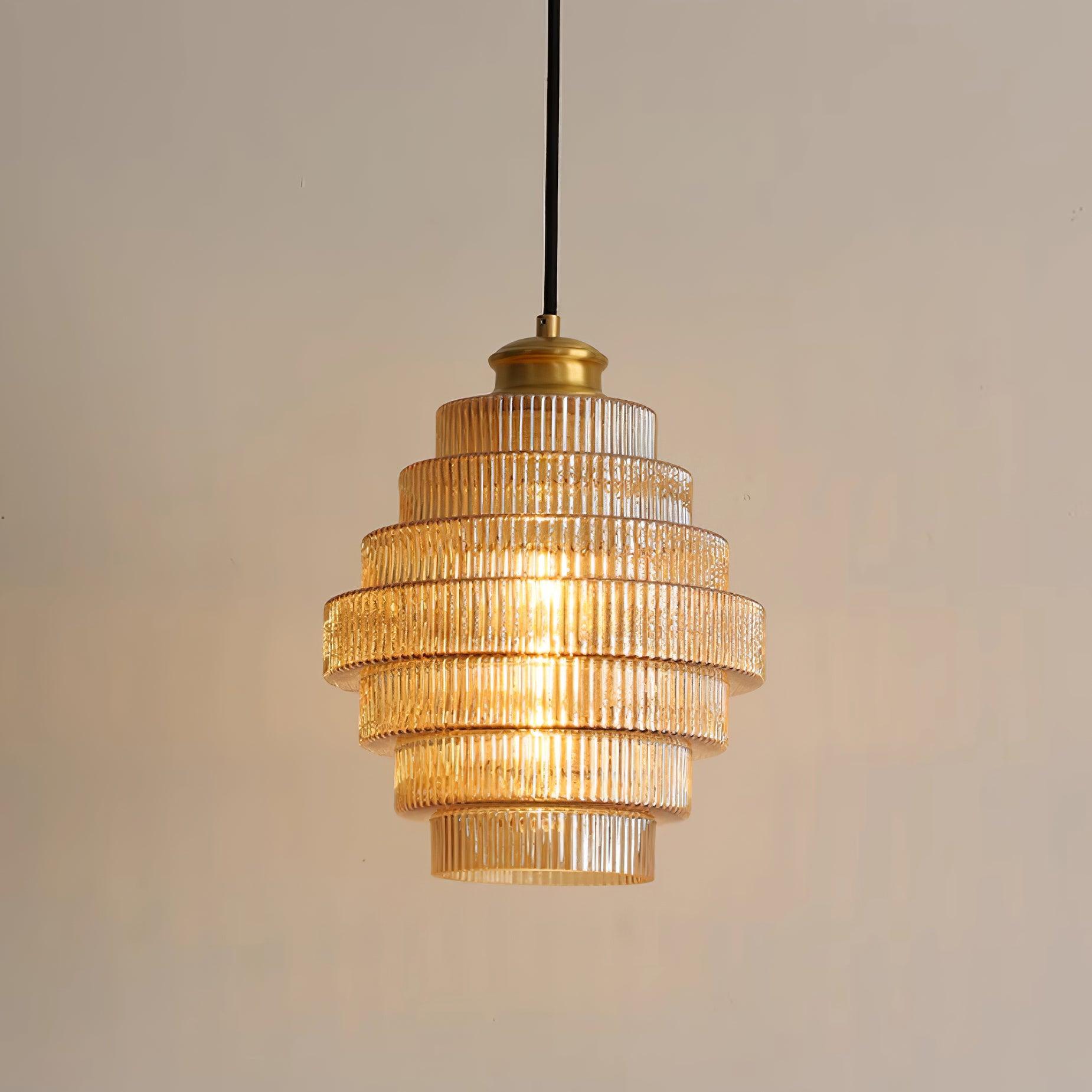 Coran Ribbed Pendant Light