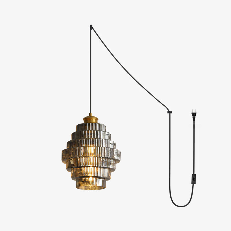 Wiolan Ribbed Pendant Light