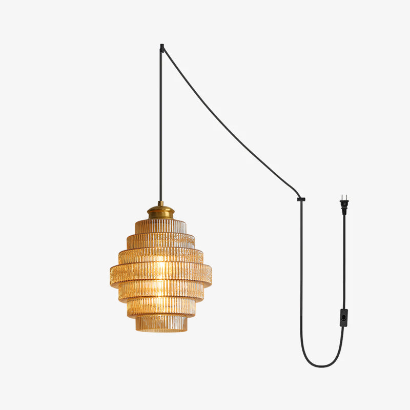 Wiolan Ribbed Pendant Light