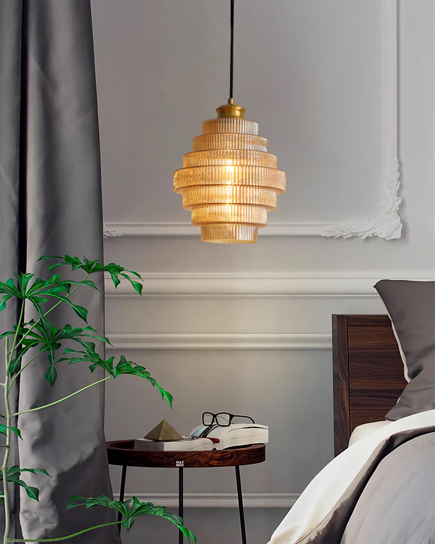 Wiolan Ribbed Pendant Light
