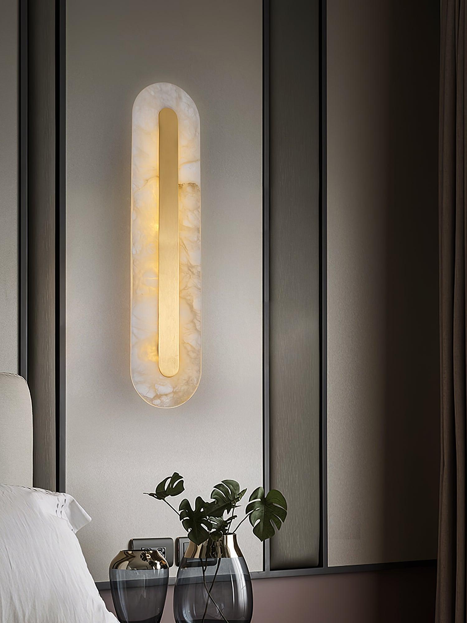 Avias Alabaster Wall Light
