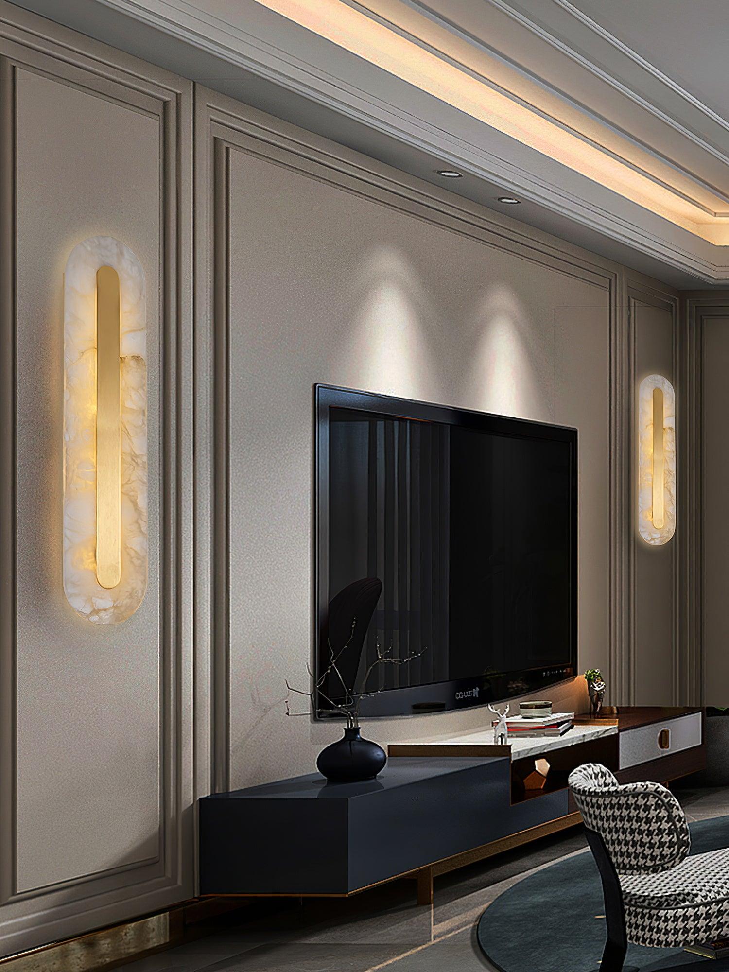 Avias Alabaster Wall Light