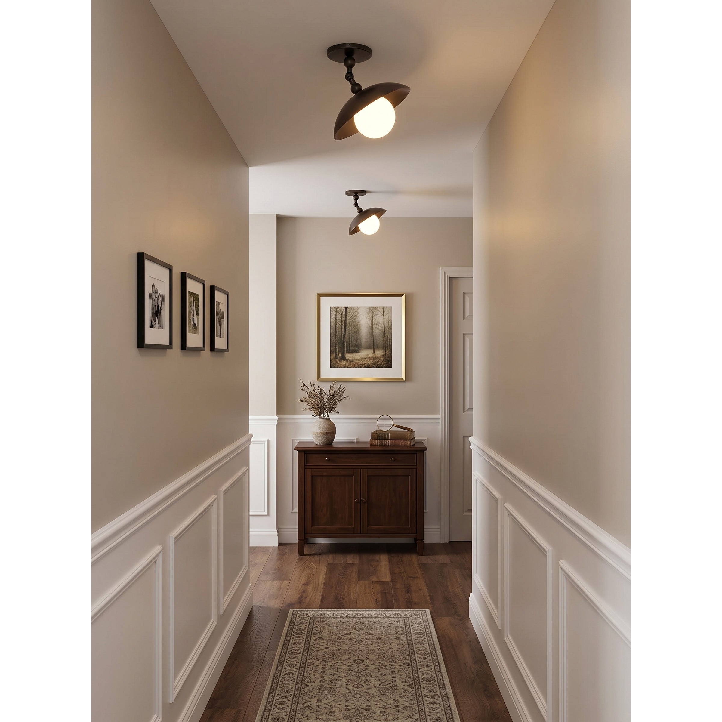 Quinleyen Semi Flush Ceiling Light