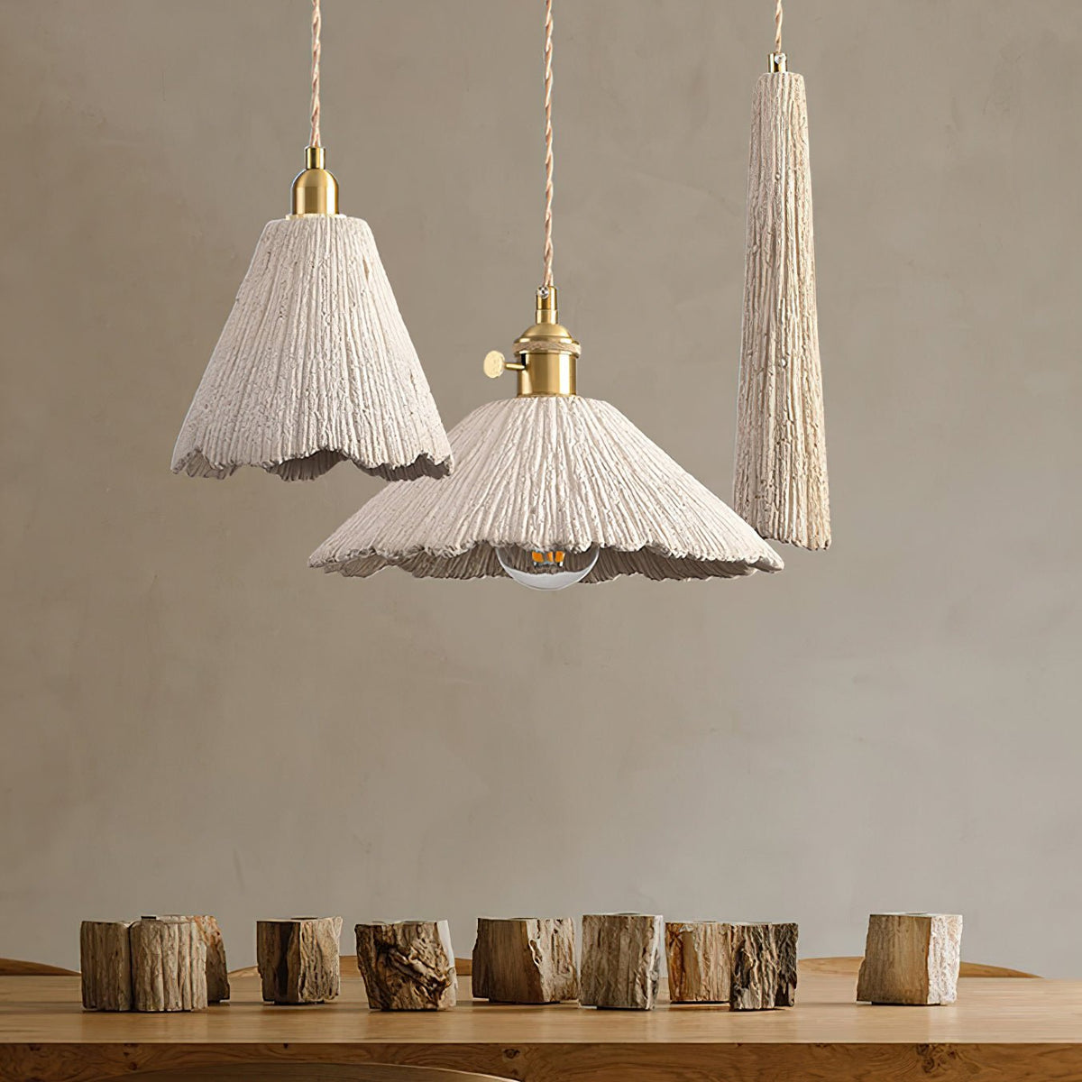 Microcement Pendant Lamp – detail 6