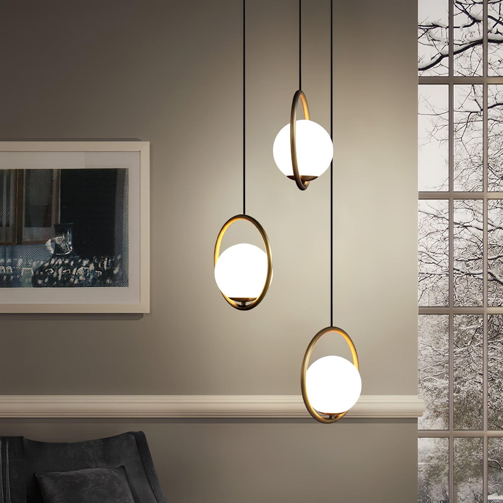 Zanarus Rings Pendant Light