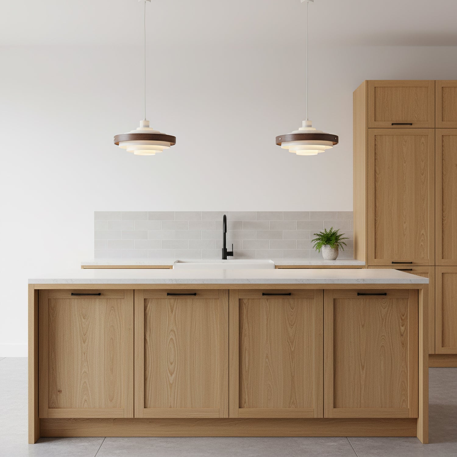 Reefiabay Drum Pendant Light