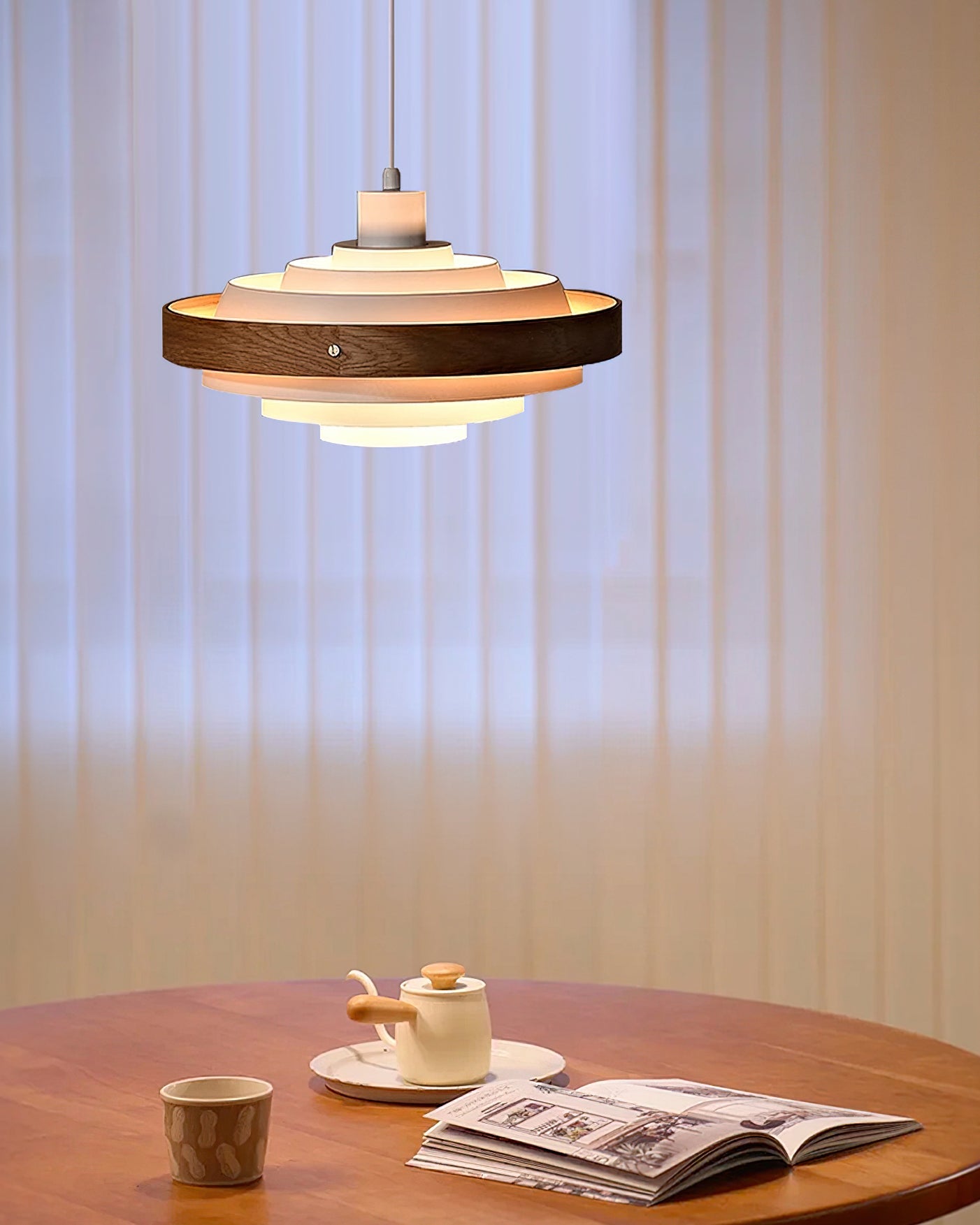 Reefiabay Drum Pendant Light