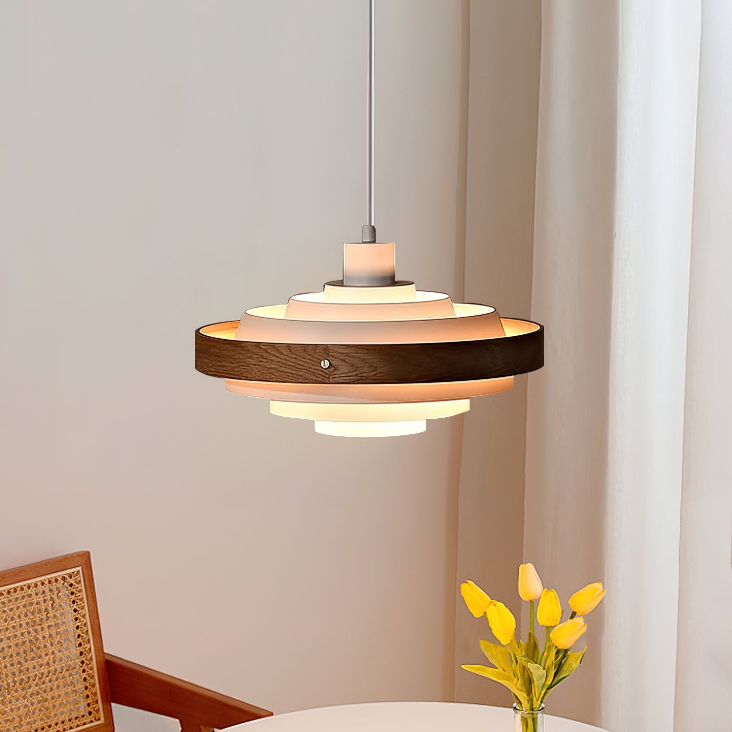 Reefiabay Drum Pendant Light