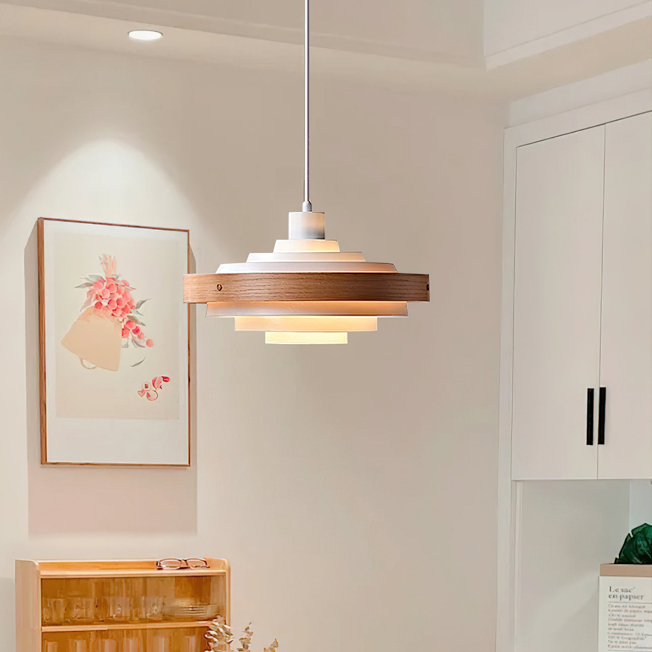 Reefiabay Drum Pendant Light