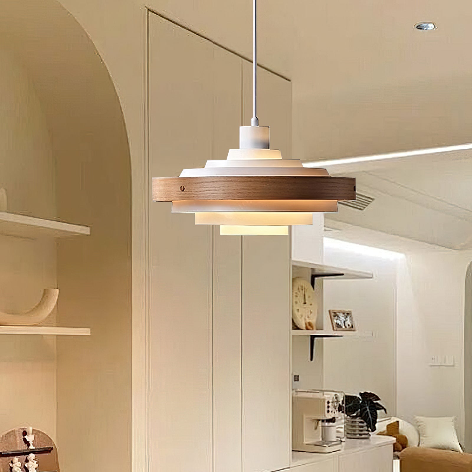 Reefiabay Drum Pendant Light