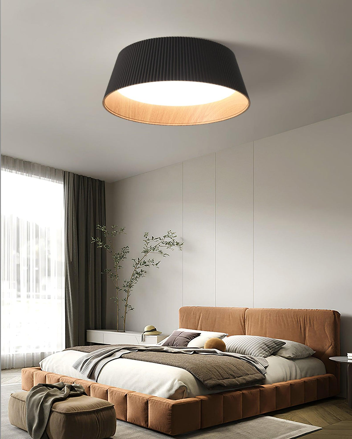 Modern Ribbed Ceiling Light – detail 18