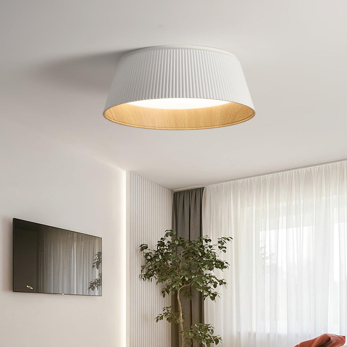 Modern Ribbed Ceiling Light – detail 38