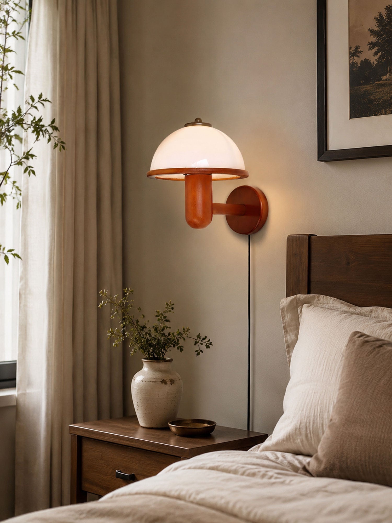 Arlyn Mushroom Wall Light