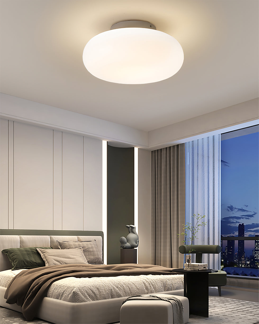 Miraa Ellipsoid Ceiling Light