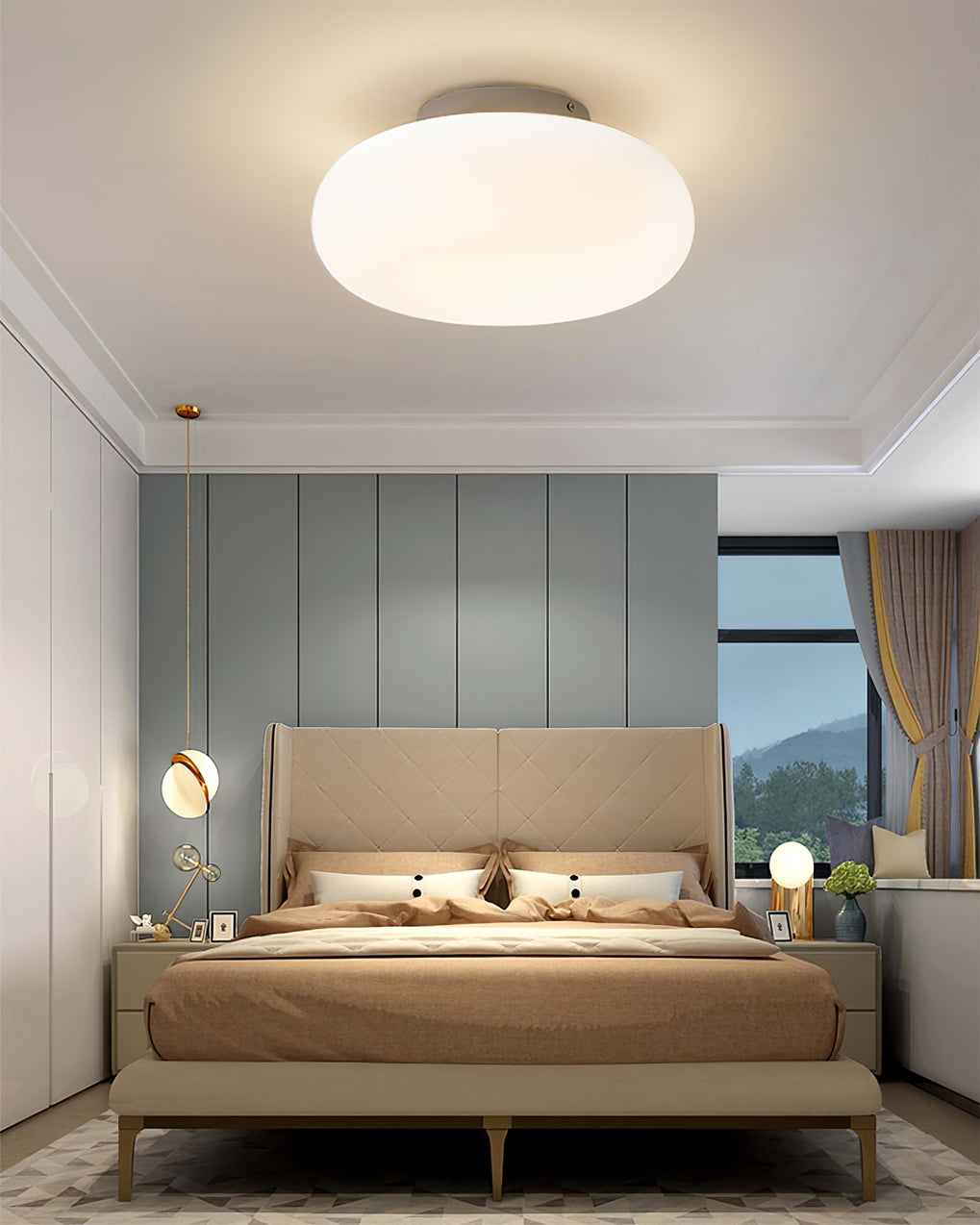 Miraa Ellipsoid Ceiling Light