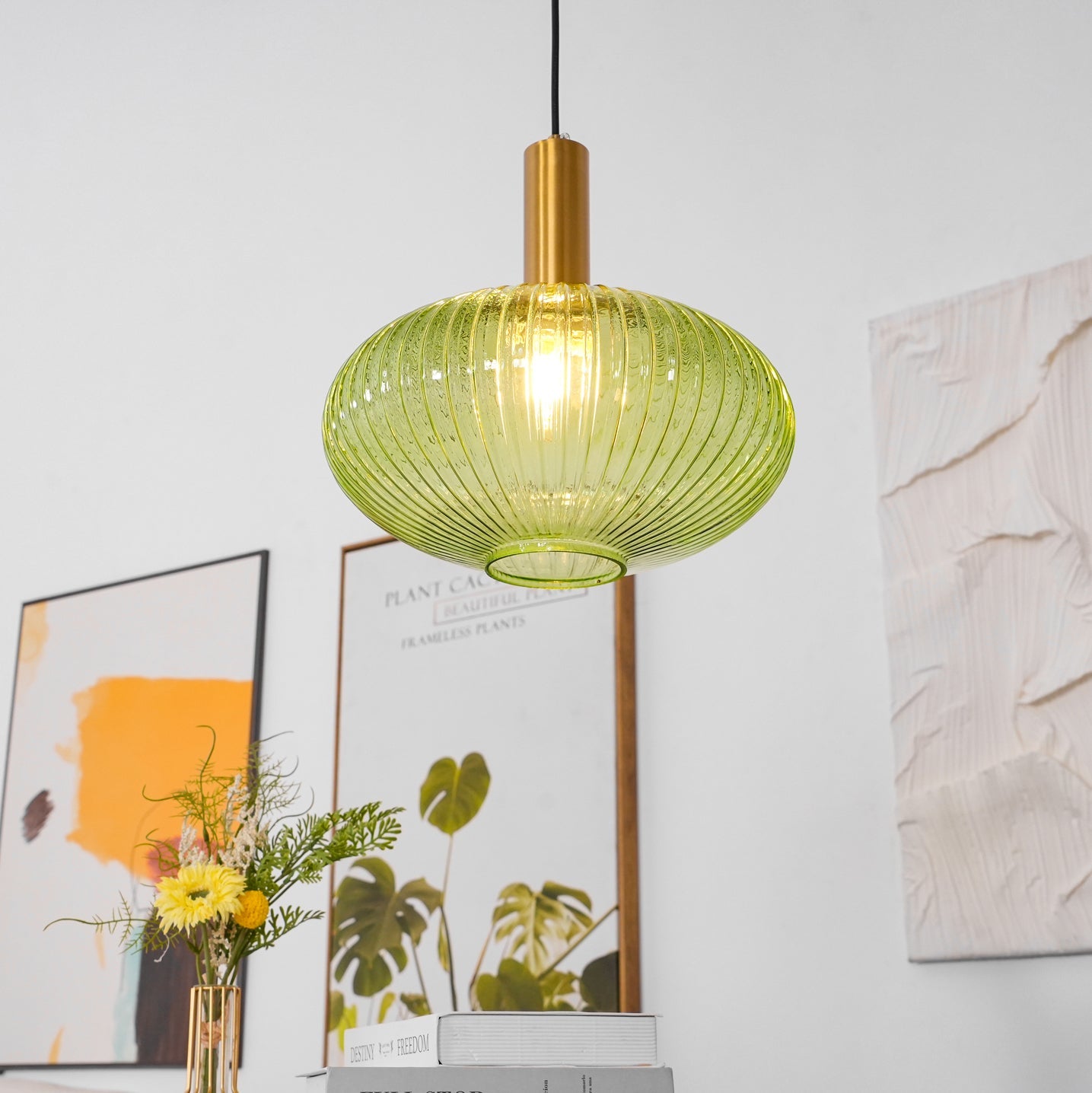 Sagemarro Ribbed Pendant Light