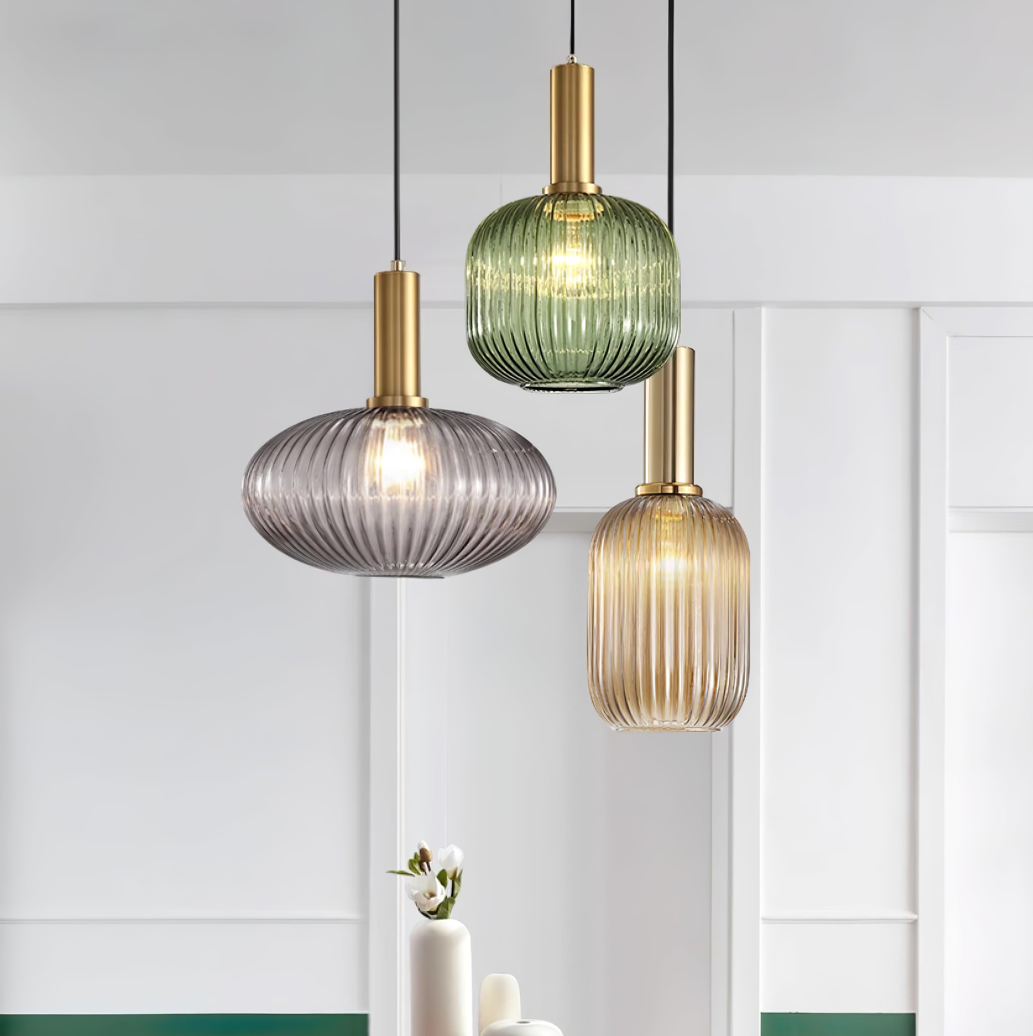 Sagemarro Ribbed Pendant Light