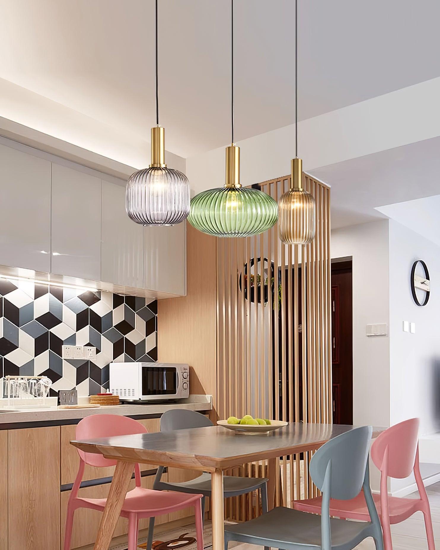 Sagemarro Ribbed Pendant Light