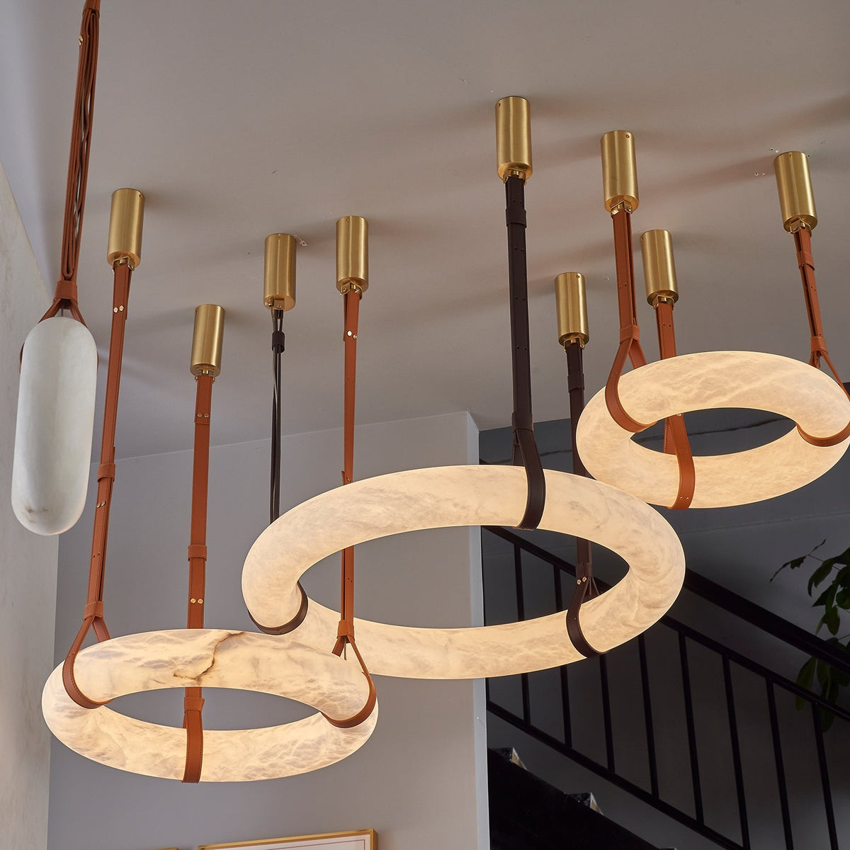 Oslo Alabaster Pendant Light A – detail 24
