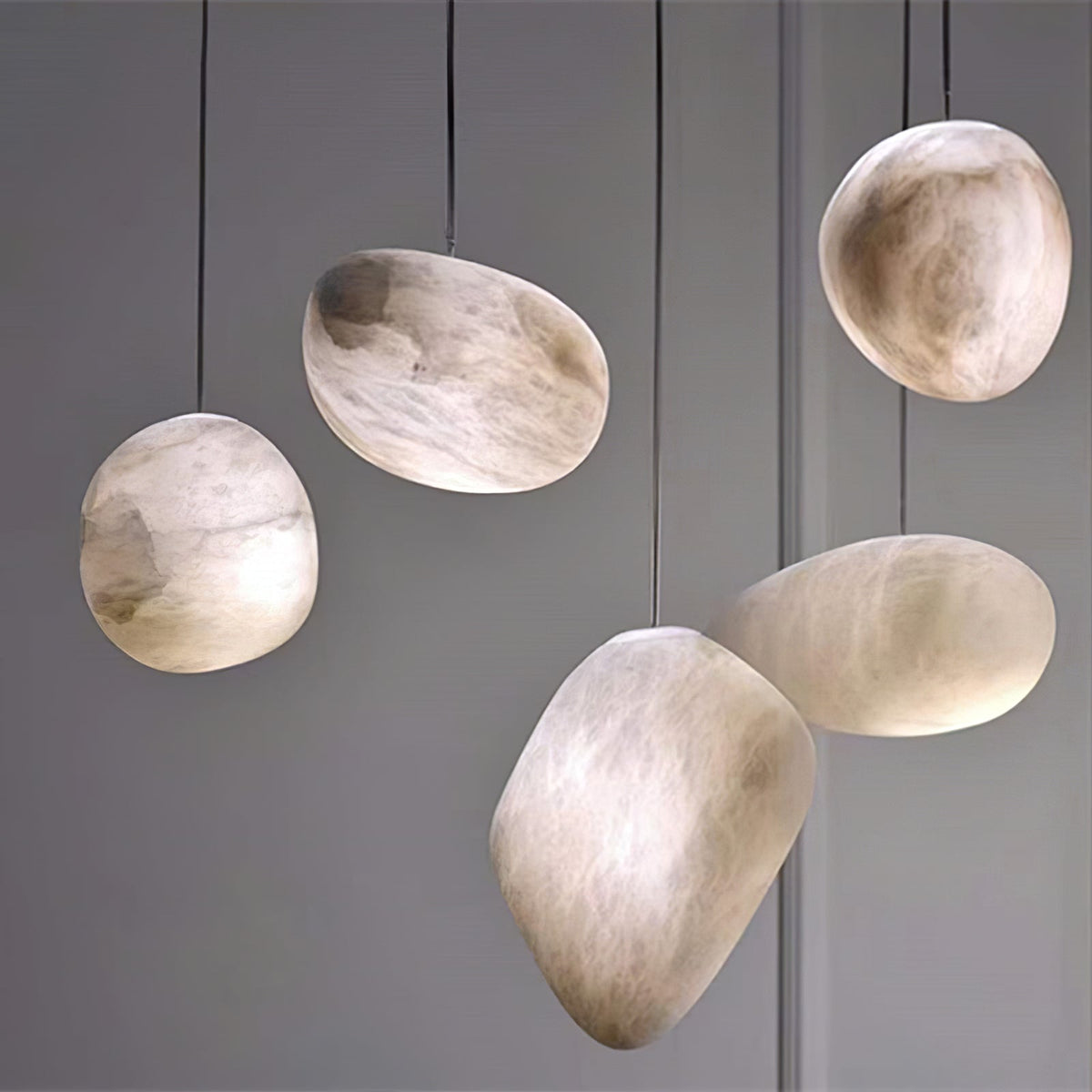 Pebbles Alabaster Pendant Lamp – detail 2