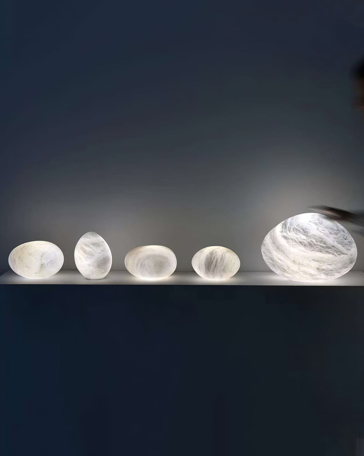 Pebbles Alabaster Pendant Lamp – detail 22