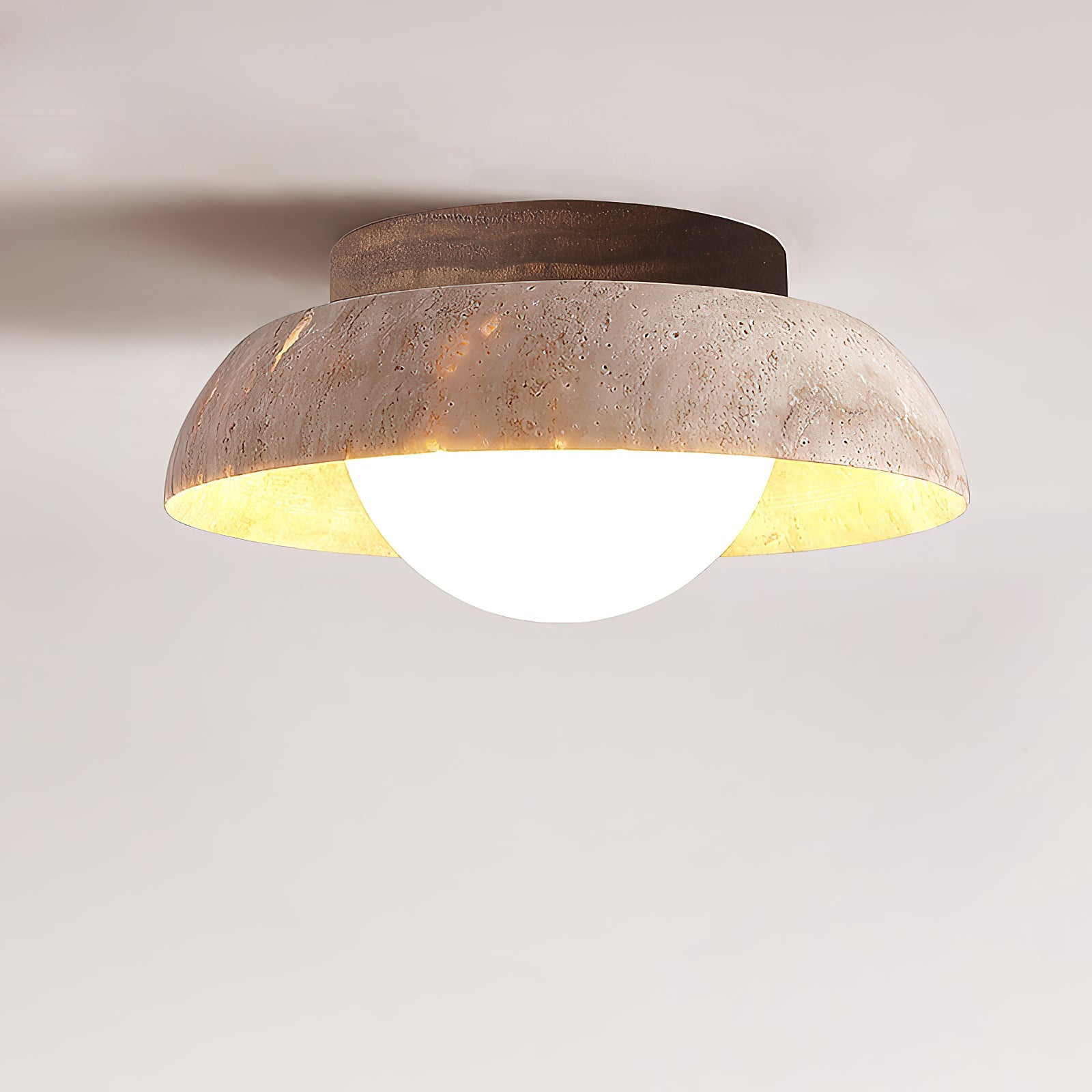 Kirocove Travertine Ceiling Light