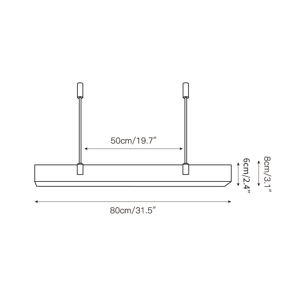 Tavoa Alabaster Linear Chandelier