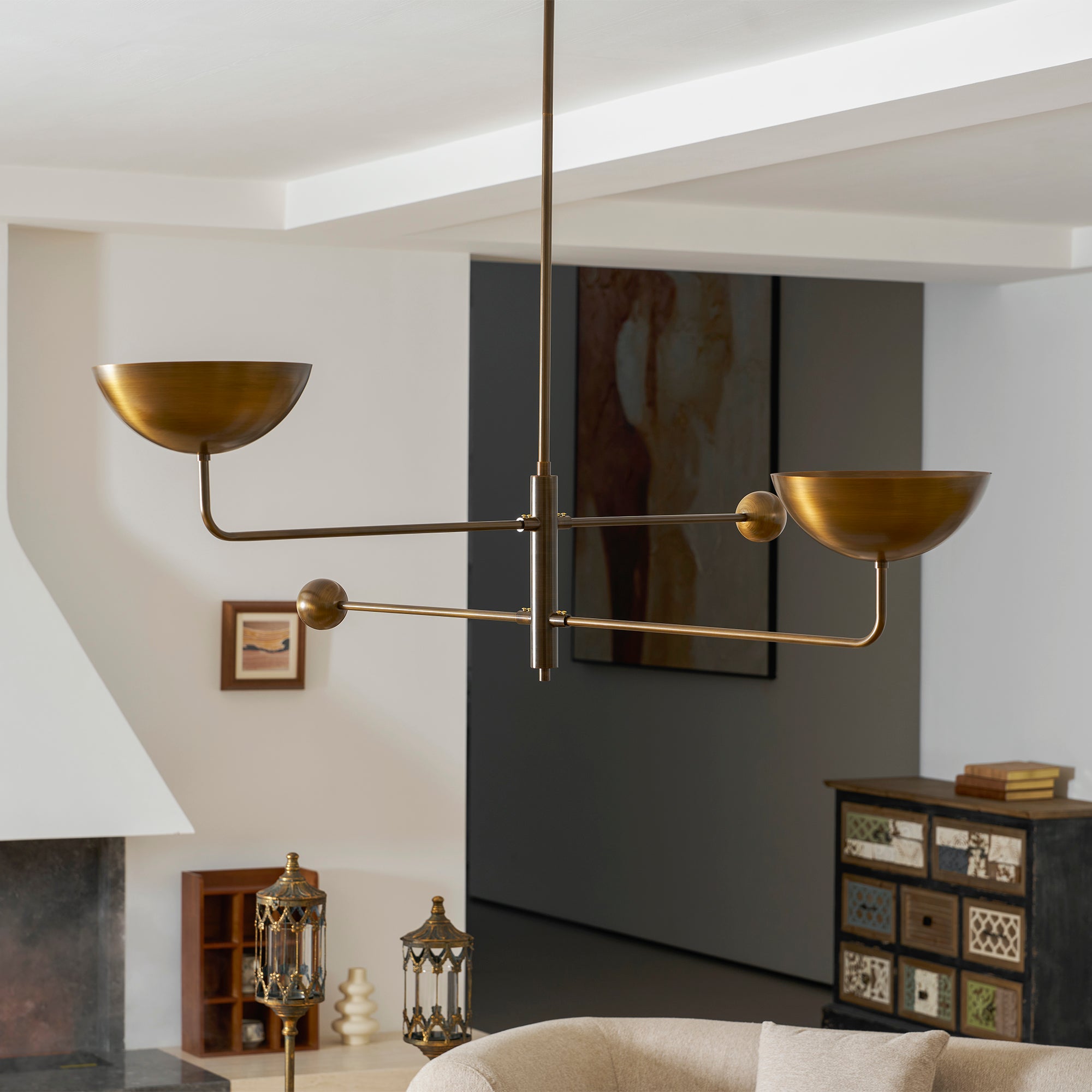 Bexroor Twin Arm Chandelier