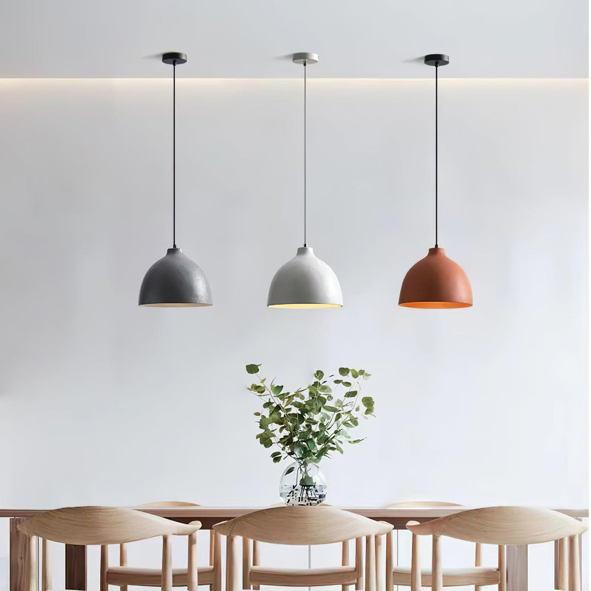 Resin Bowl Pendant Lamp – detail 3