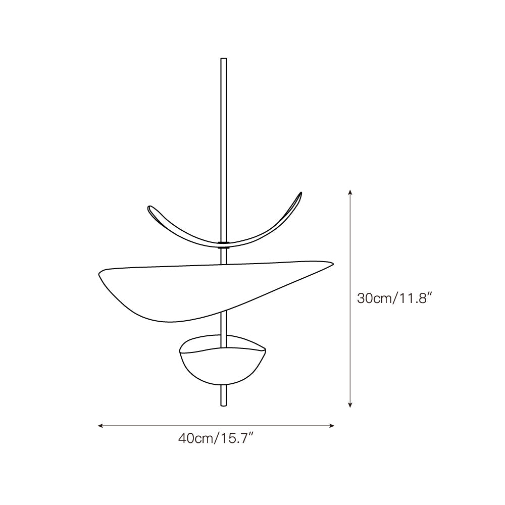 Glenii Sculptural Pendant Light