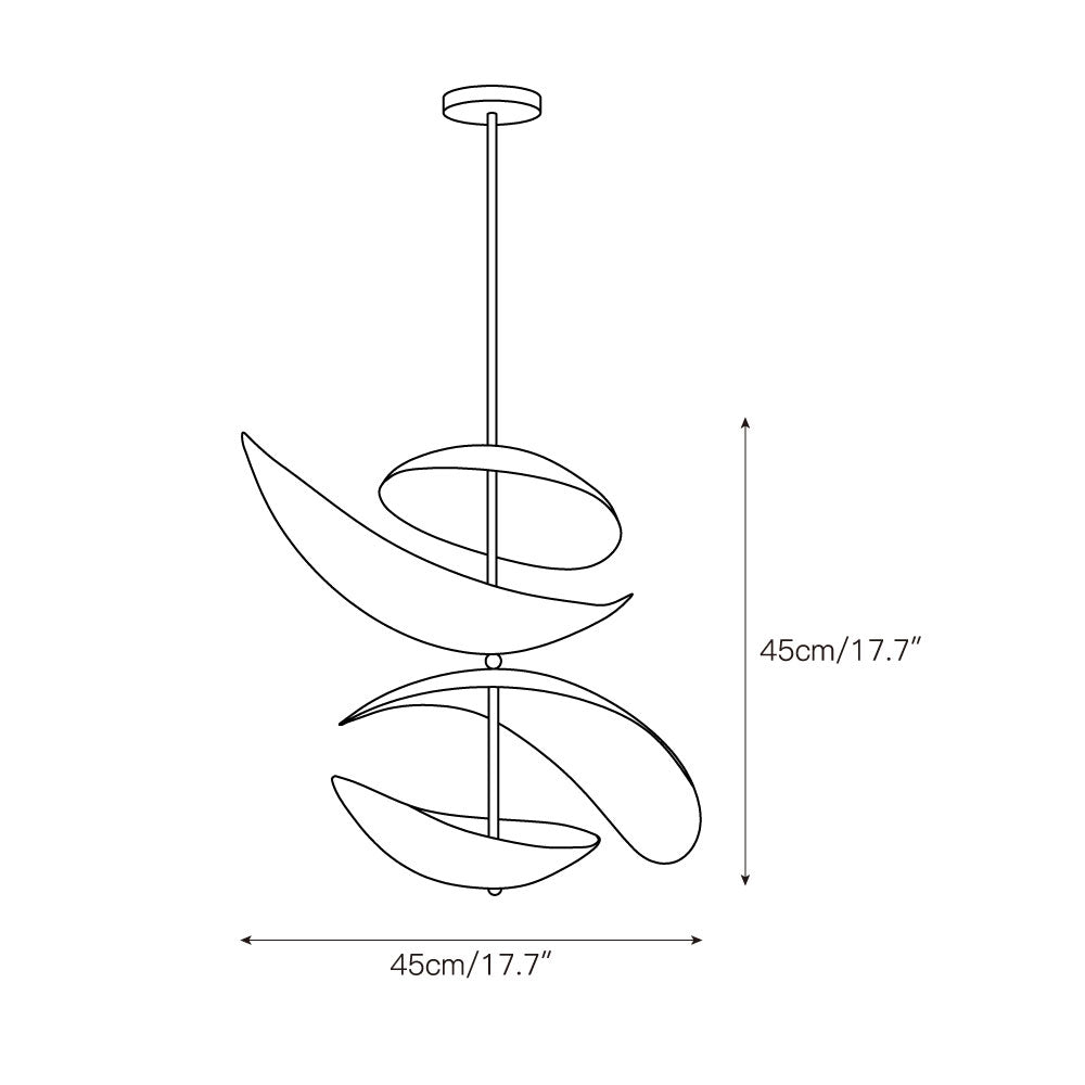 Glenii Sculptural Pendant Light