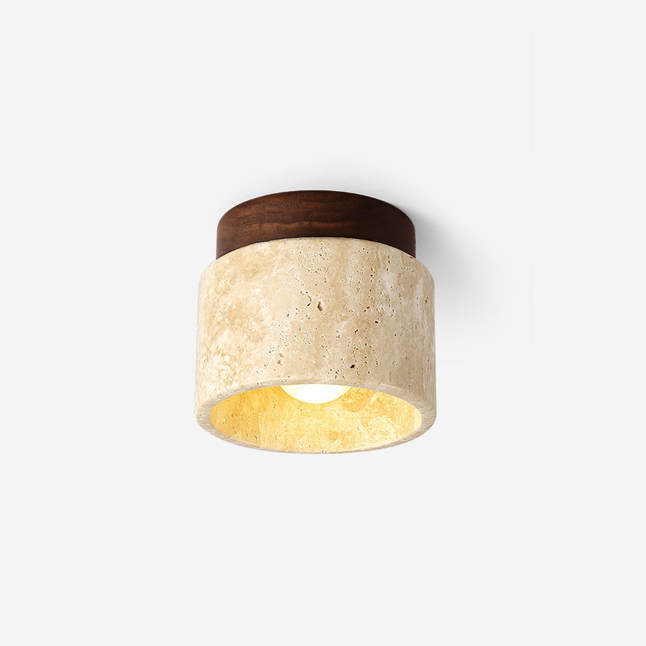 Rilore Travertine Ceiling Light