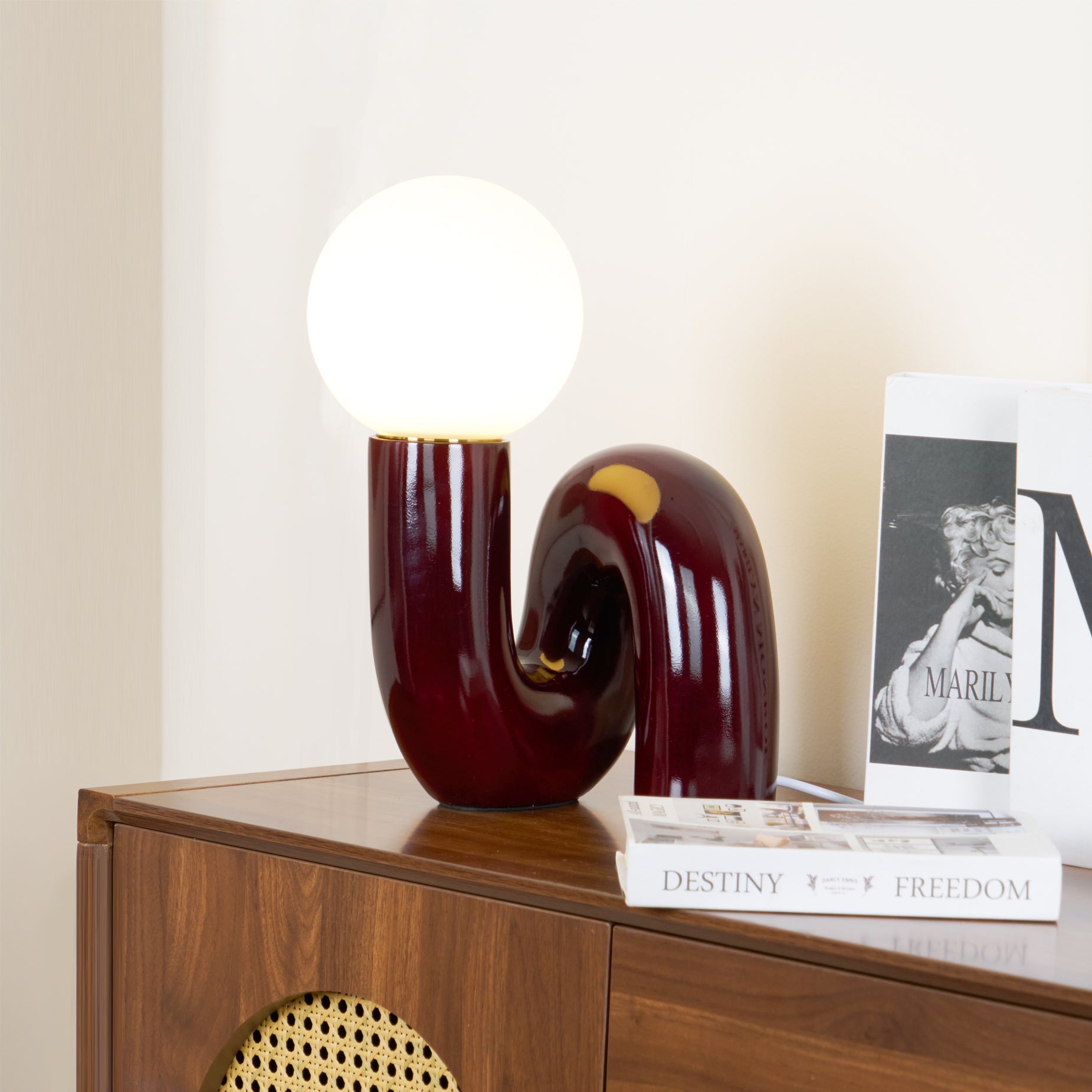 Mavorra Spiral Table Lamp