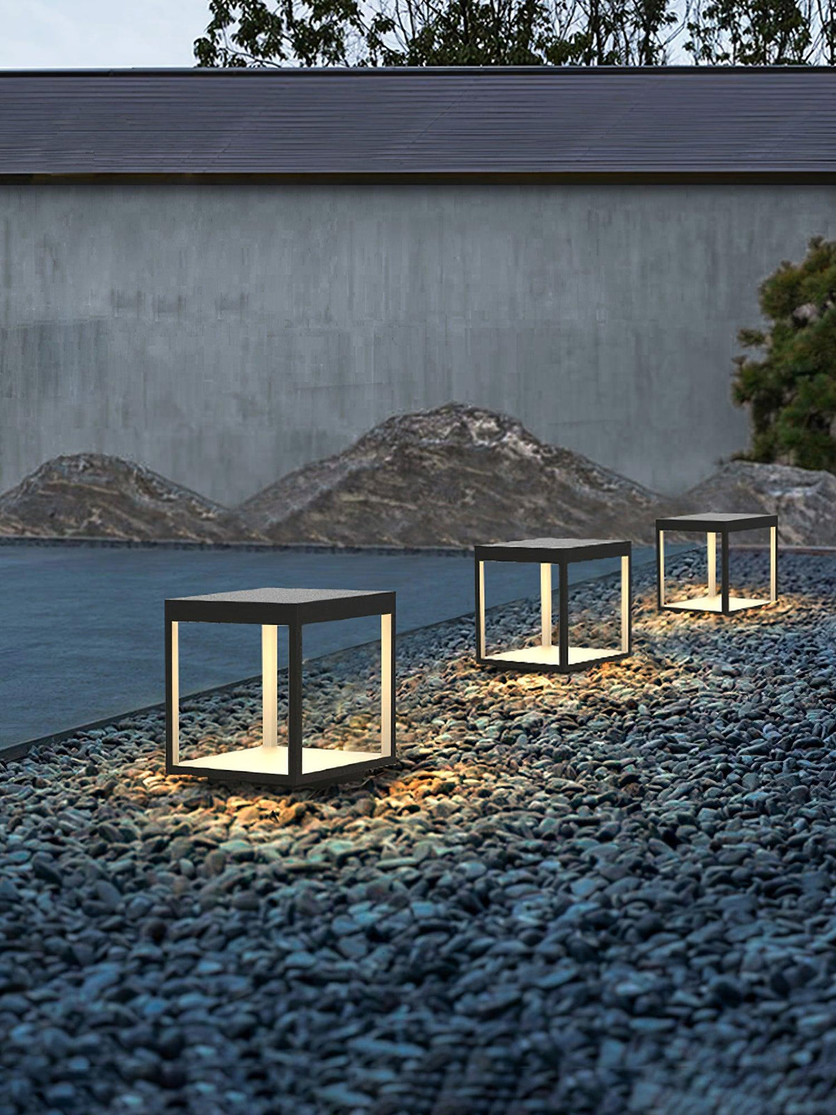 Square Frame Post Outdoor Light – detail 7