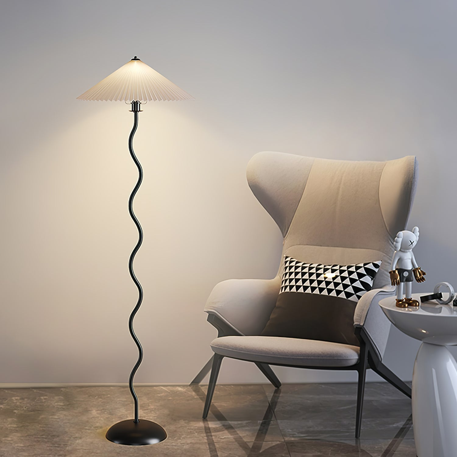 Doveorio Wavy Floor Lamp