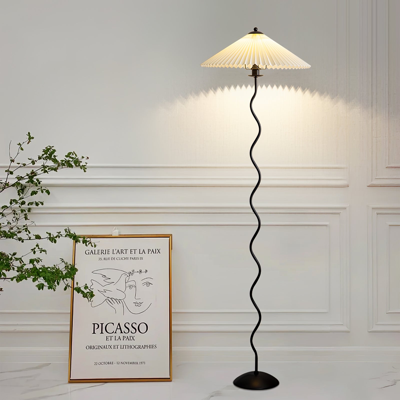 Doveorio Wavy Floor Lamp