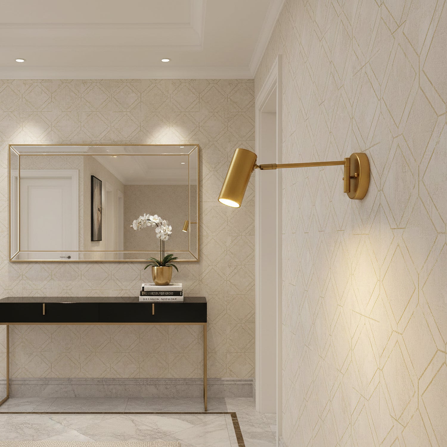 Belal Swing Arm Wall Light
