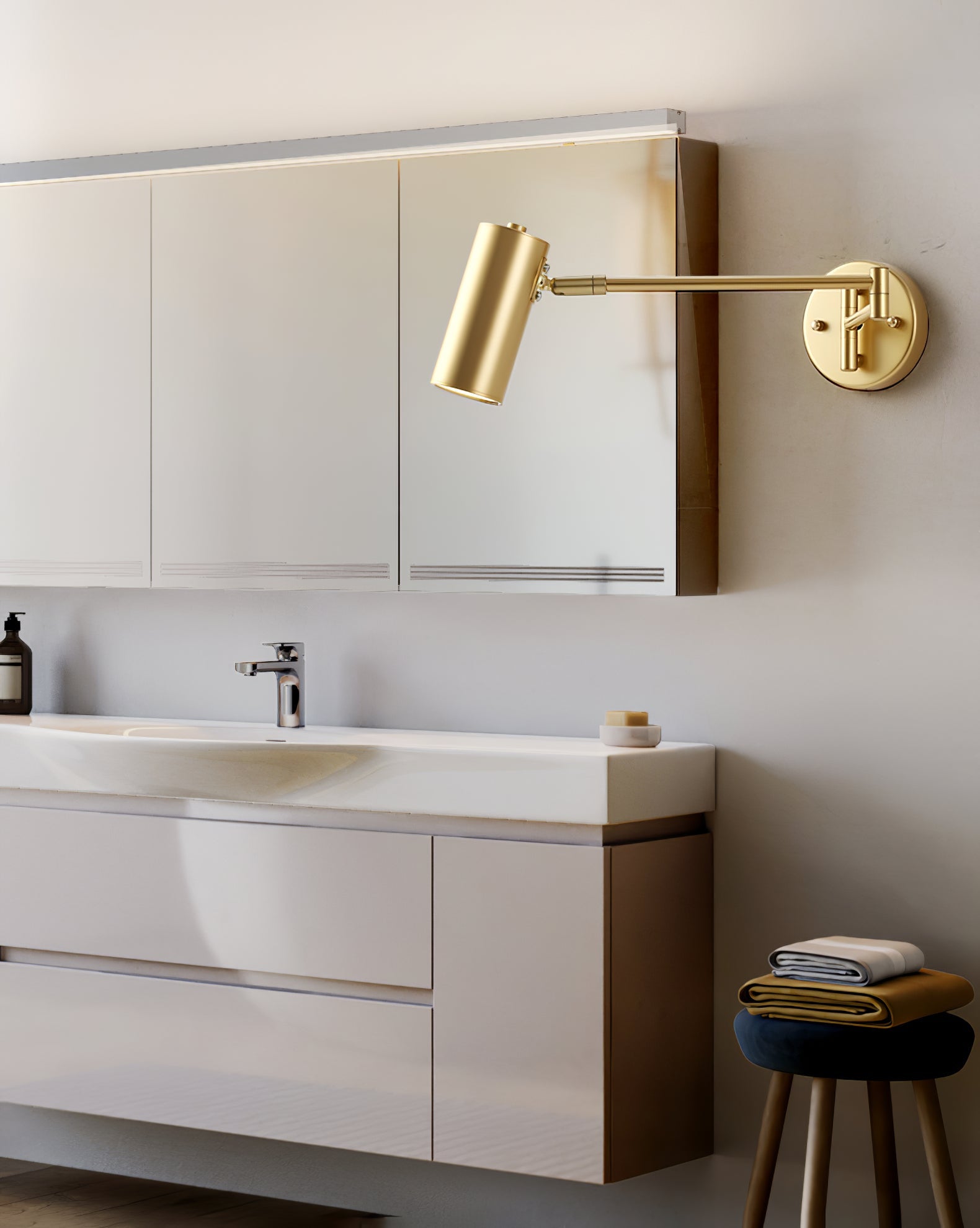 Belal Swing Arm Wall Light
