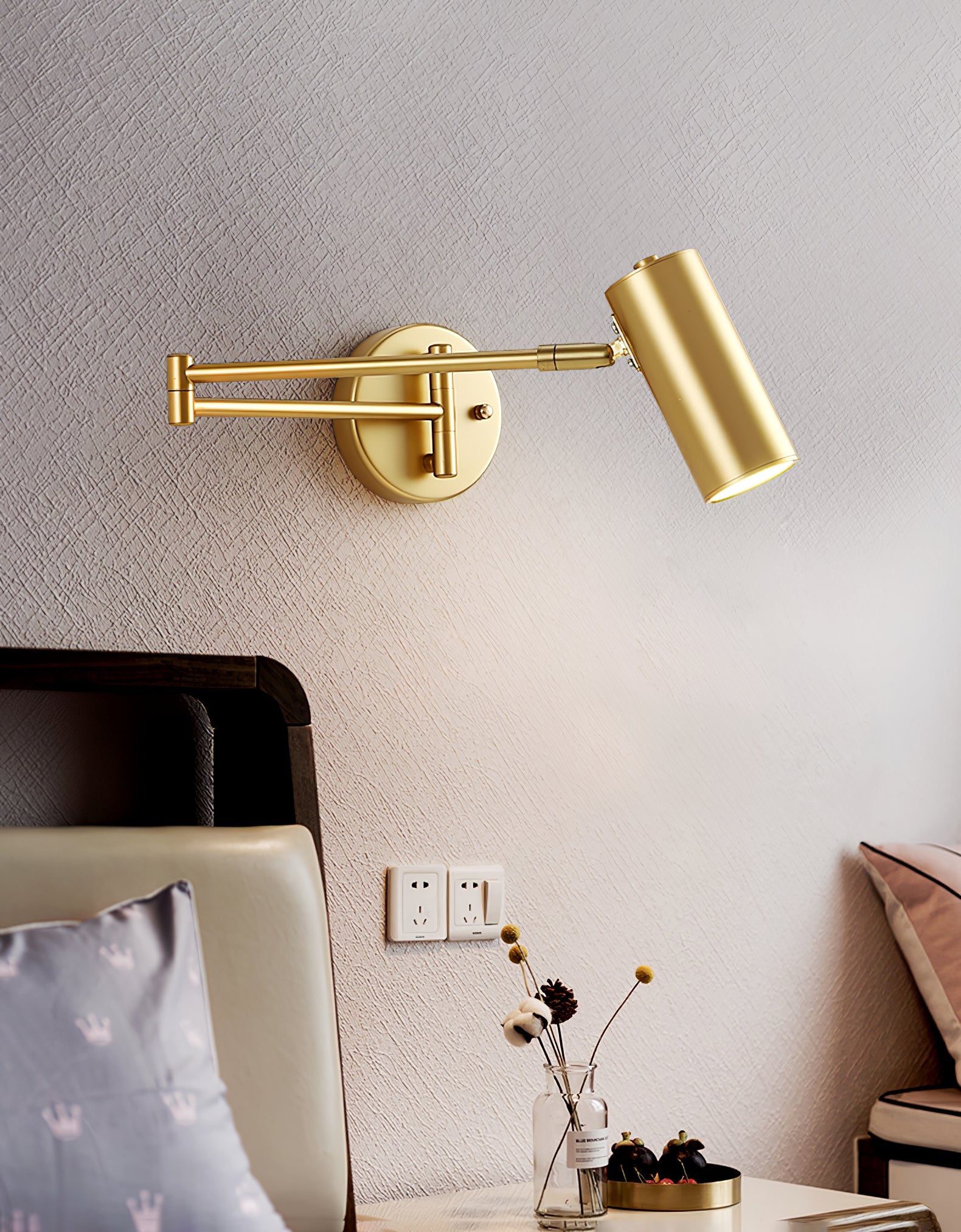 Belal Swing Arm Wall Light