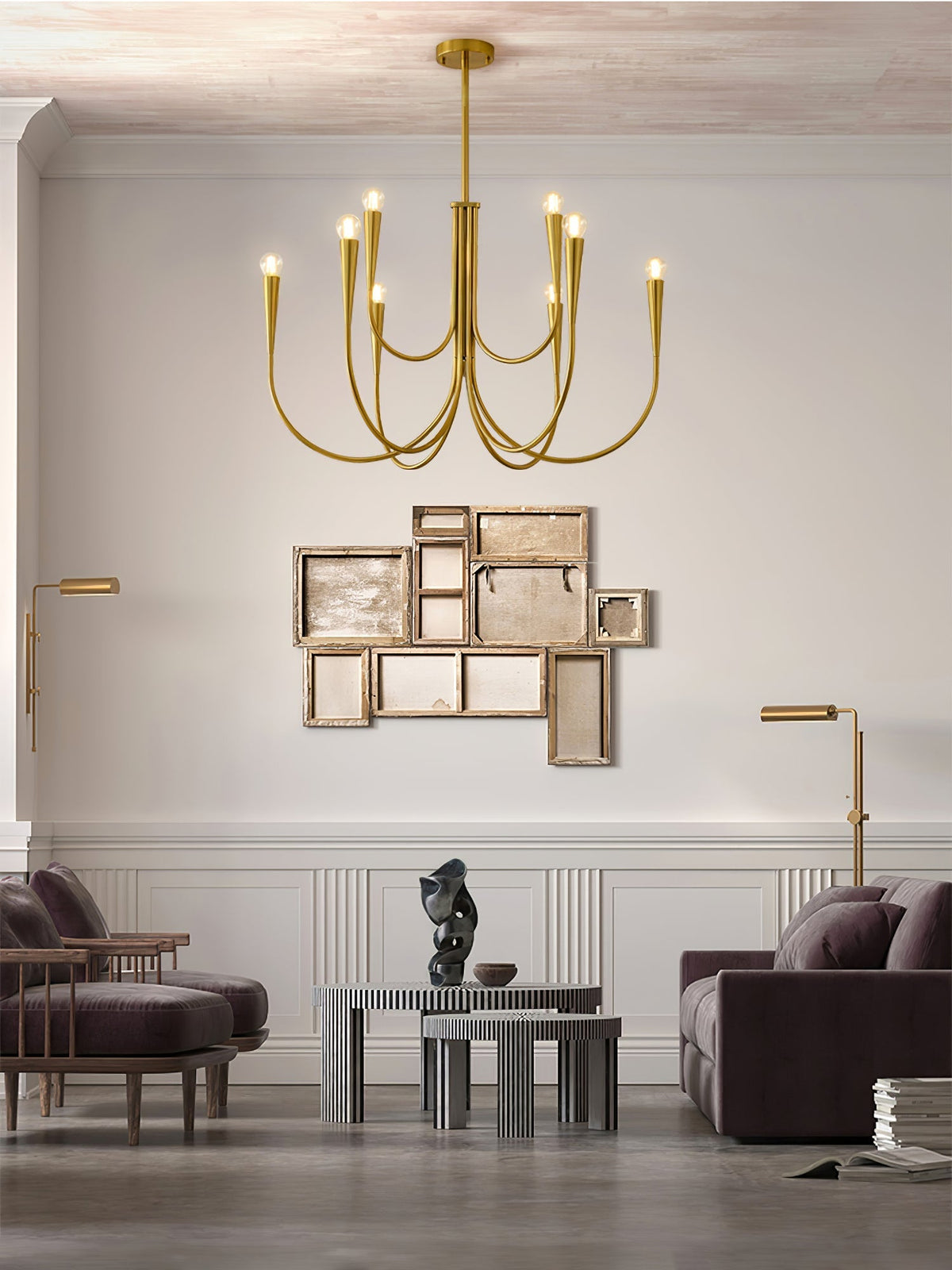 Swoop Arm Chandelier – detail 32