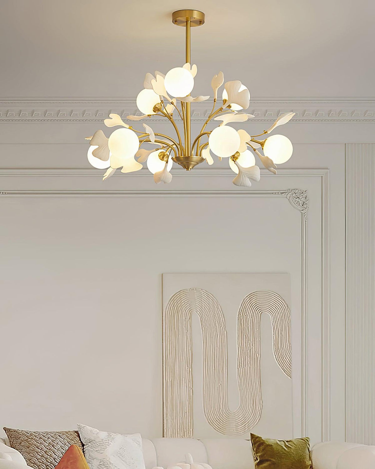 Thalassa Gingko Chandelier – detail 13