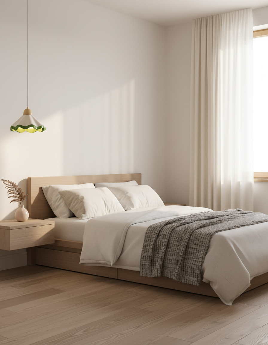 Halenoal Scalloped Pendant Light