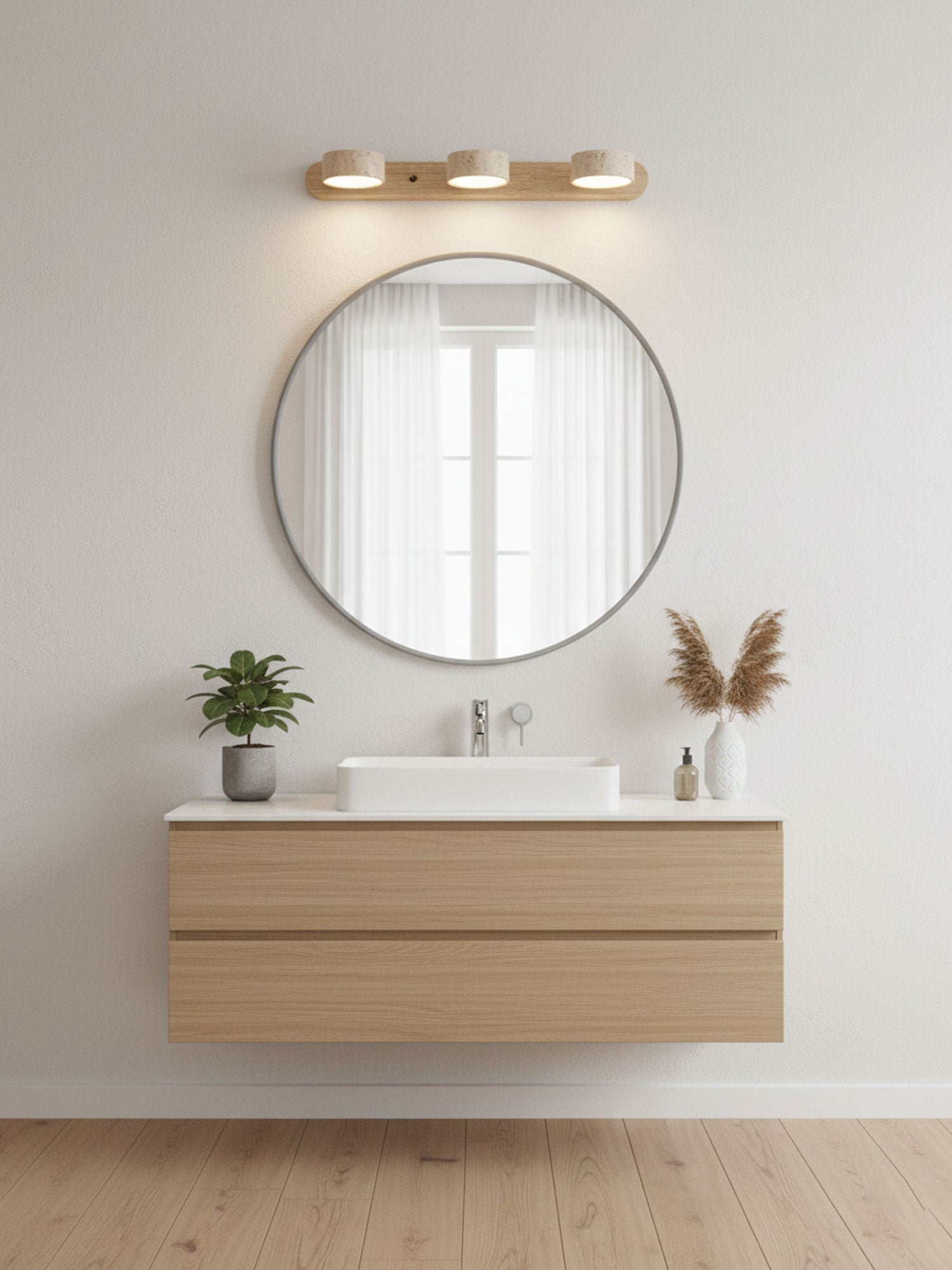 Valesco Travertine Wall Light