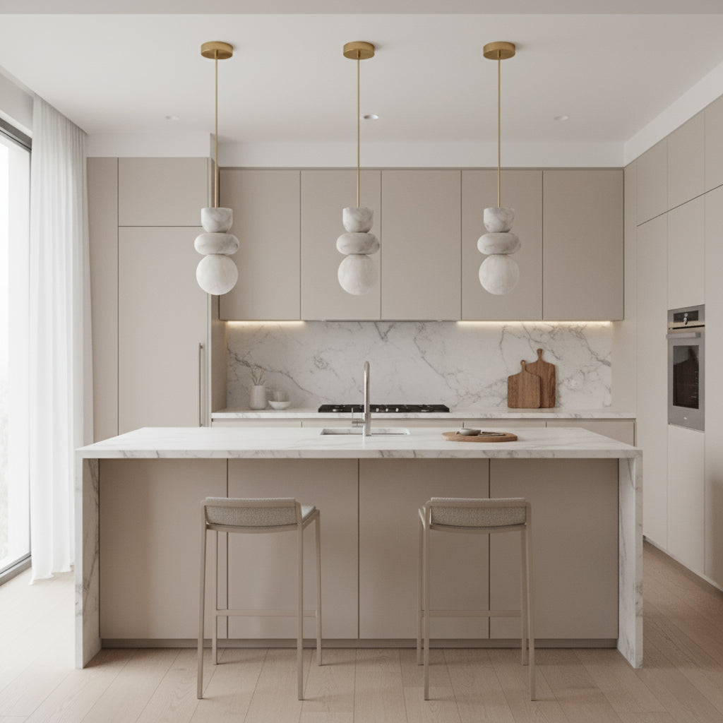 Reefis Alabaster Pendant Light
