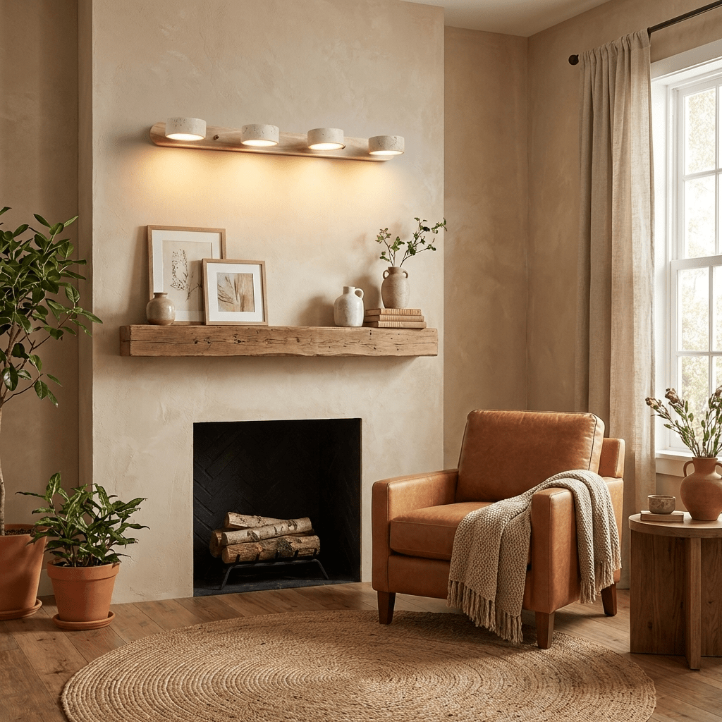Valesco Travertine Wall Light