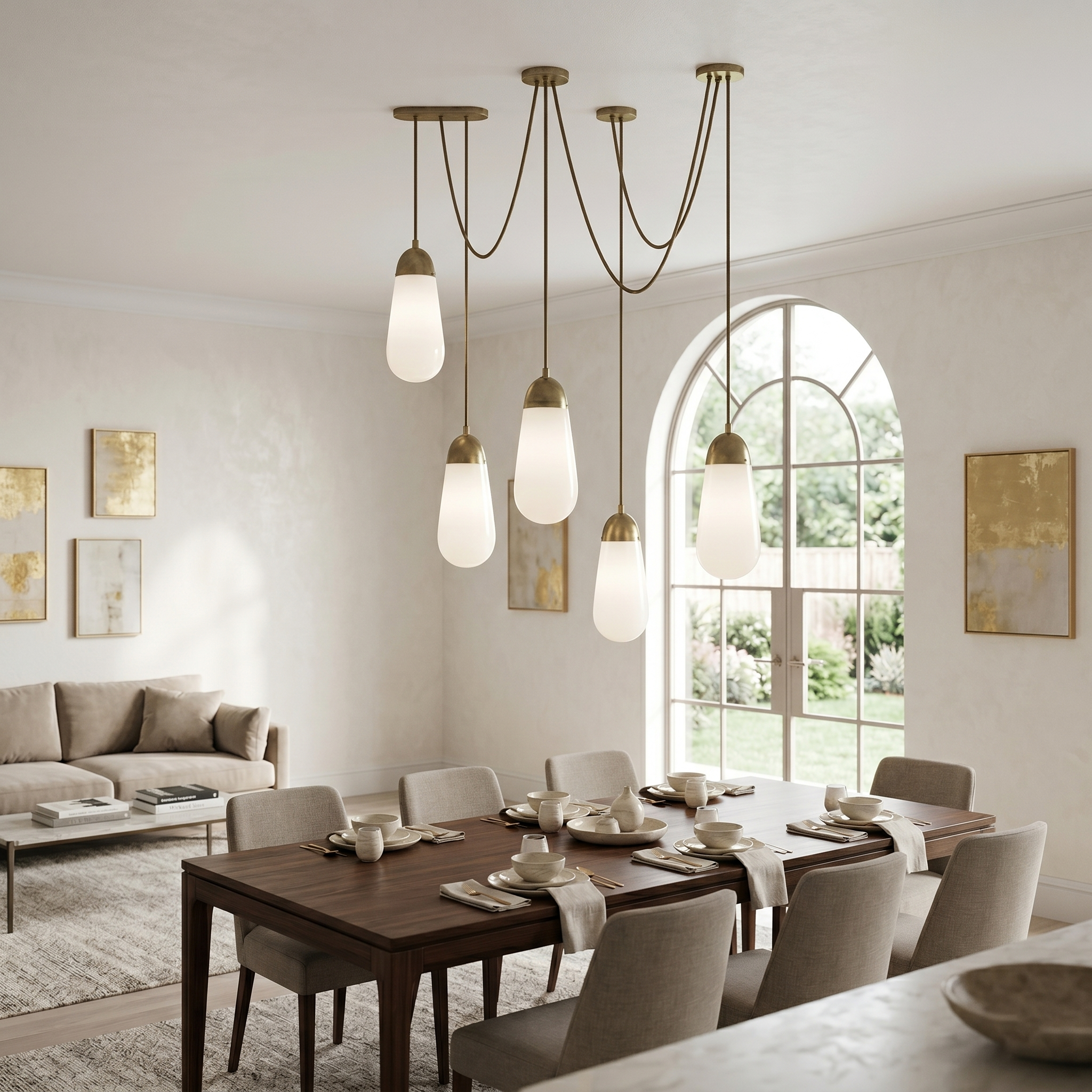 Zellin Cluster Pendant Light