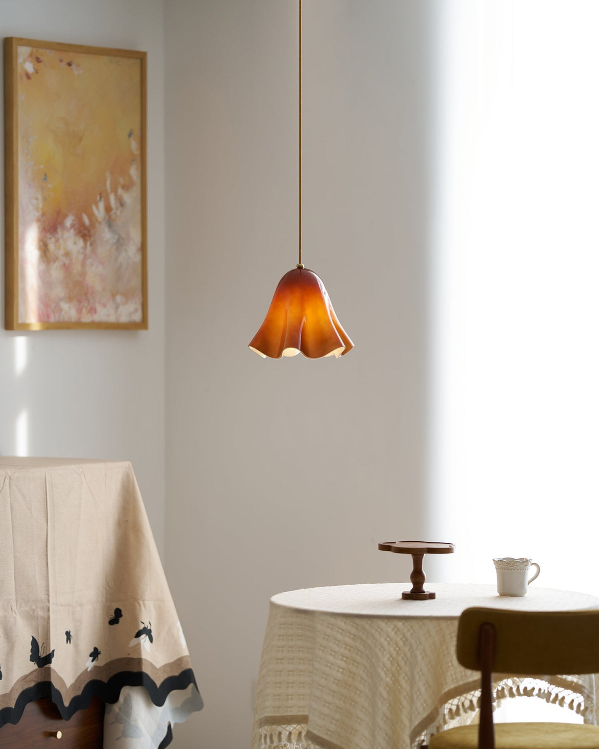 Kaiel Floral Pendant Light