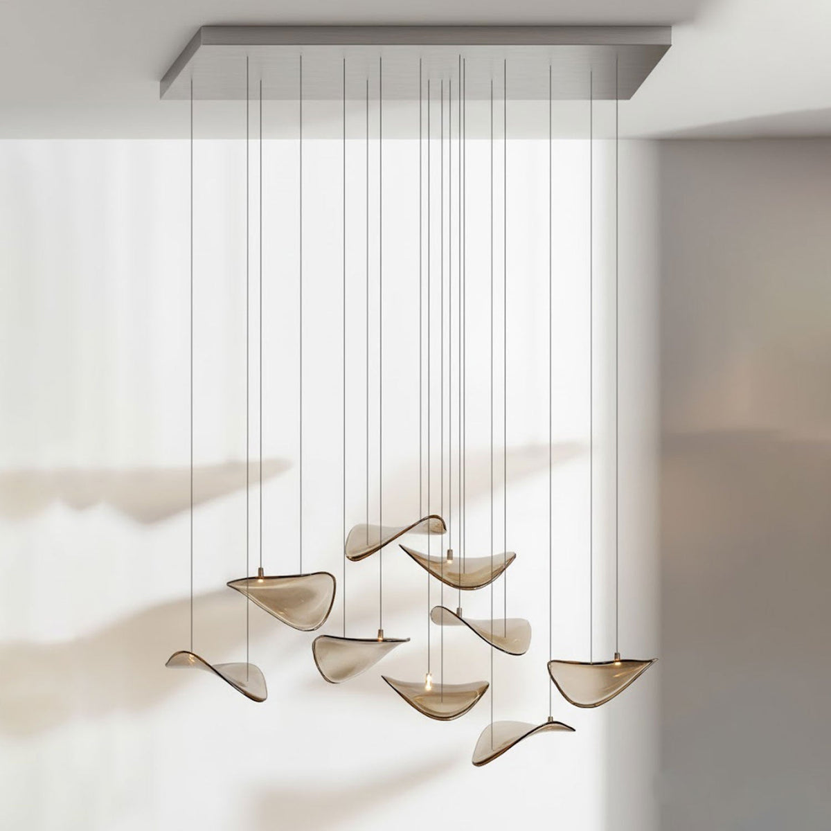 Wave Floating Leaf Chandelier – detail 31