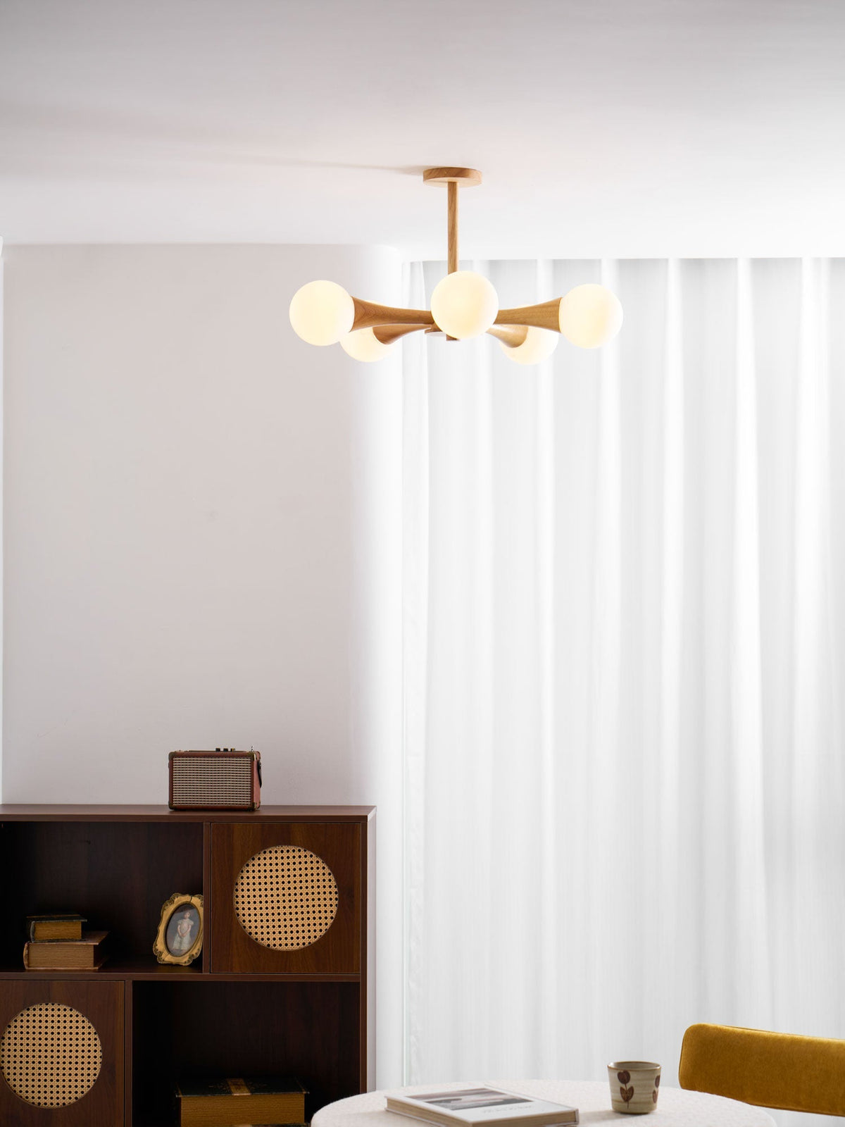 Wooden Nera Chandelier - Vakkerlight